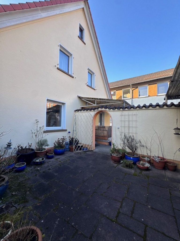 Zugang vom Garten
