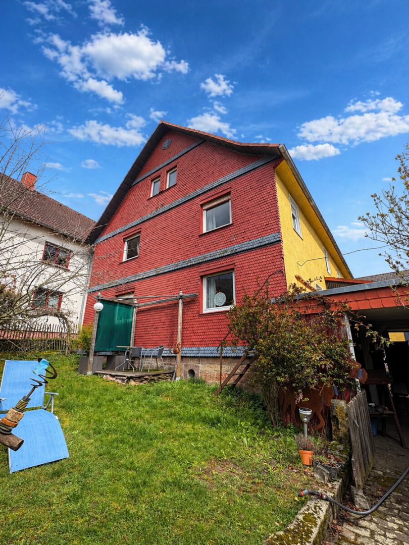 Haus Hinteransicht