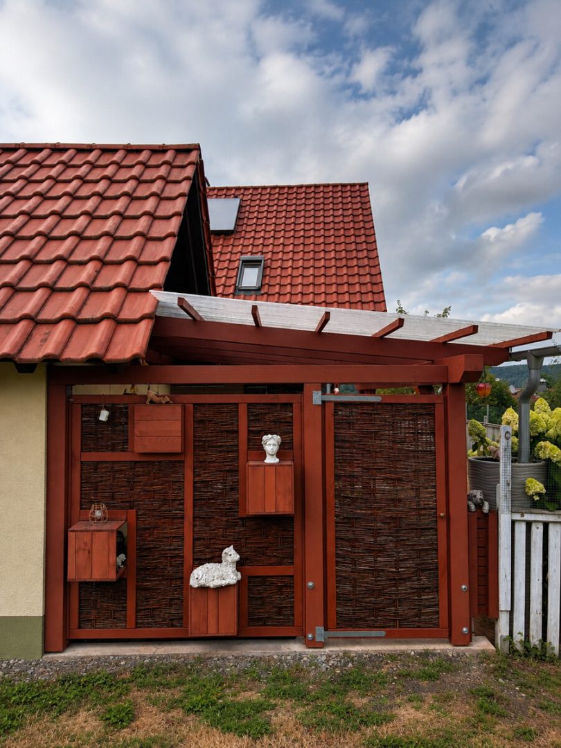 Gartenanischt Tür